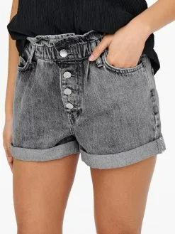 ONLY Denim Shorts Regular Jeans Cuba Dames Grijs -ONLY Elegant winkel 5f30205633f233e89b5cd61e10876c73
