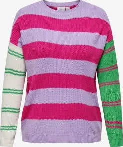 ONLY CARMAKOMA Truien Trui Dames Gemengde Kleuren