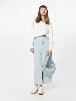 ONLY Longsleeves Shirt Ella Dames Wit -ONLY Elegant winkel 5f88e019e70d39c54cc6dc33b723c3aa