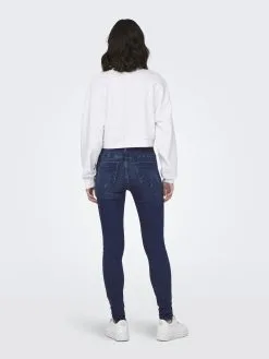 ONLY Jeans Skinny Jeans Forever Dames Donkerblauw -ONLY Elegant winkel 5f92acee1d110f6608d9775359af527b