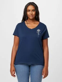 ONLY CARMAKOMA T-shirts Shirt QUOTE Dames Enziaan -ONLY Elegant winkel 60ad32481b307f9acea3f43e07d2c1a3