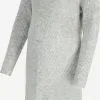 ONLY MATERNITY Gebreide Jurken Gebreide Jurk CAROL Dames Lichtgrijs