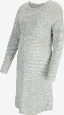 ONLY MATERNITY Gebreide Jurken Gebreide Jurk CAROL Dames Lichtgrijs