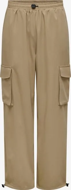 ONLY Cargobroeken Regular Cargobroek CASHI Dames Beige