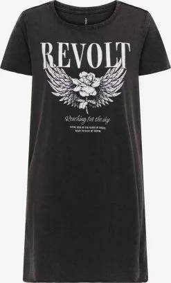 ONLY Jerseyjurken Jurk Dames Zwart