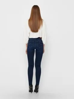 ONLY Jeans Skinny Jeans Paola Dames Donkerblauw -ONLY Elegant winkel 6104226e287cfd1a2289193ed91aab62
