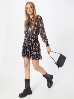 ONLY Blousejurken Blousejurk Lise Dames Zwart -ONLY Elegant winkel 616116bd071b7dd4e1d180870cfcb358