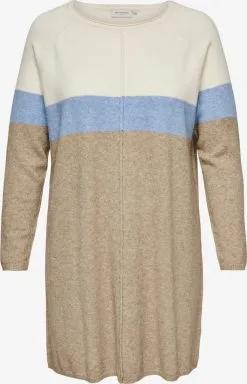 ONLY CARMAKOMA Gebreide Jurken Gebreide Jurk Laura Dames Lichtbruin
