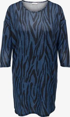 ONLY CARMAKOMA Mini Jurken Jurk Alba Dames Marine