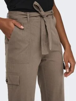 ONLY Cargobroeken Regular Cargobroek Dames Bruin -ONLY Elegant winkel 62977f5cb4ed5f439fc95059aa4c6f6f