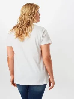 ONLY CARMAKOMA T-shirts Shirt Reli Dames Wit -ONLY Elegant winkel 63db5ee695e80c15cd89629e4eecba54