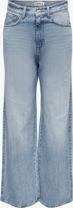 ONLY Wide Leg Wide Leg Jeans Hope Dames Lichtblauw