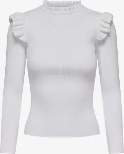 ONLY Fijngebreide Truien Trui Sia Sally Dames Wit