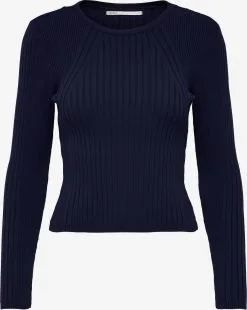 ONLY Fijngebreide Truien Trui LINEA Dames Nachtblauw