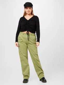 Straight Regular Cargojeans SAFAI Dames Lichtgroen -ONLY Elegant winkel 64581a7cef8db1cab20febab1d626bf5