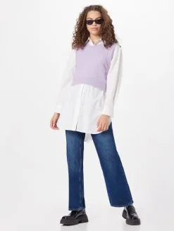 ONLY Wide Leg Wide Leg Jeans CAMILLE Dames Blauw -ONLY Elegant winkel 646d3ddb40447456974b8cac371bb194