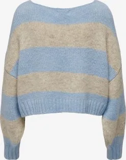 ONLY Fijngebreide Truien Trui Aya Dames Lichtblauw -ONLY Elegant winkel 64ca367b69d37ee747e178449fa0c4e6