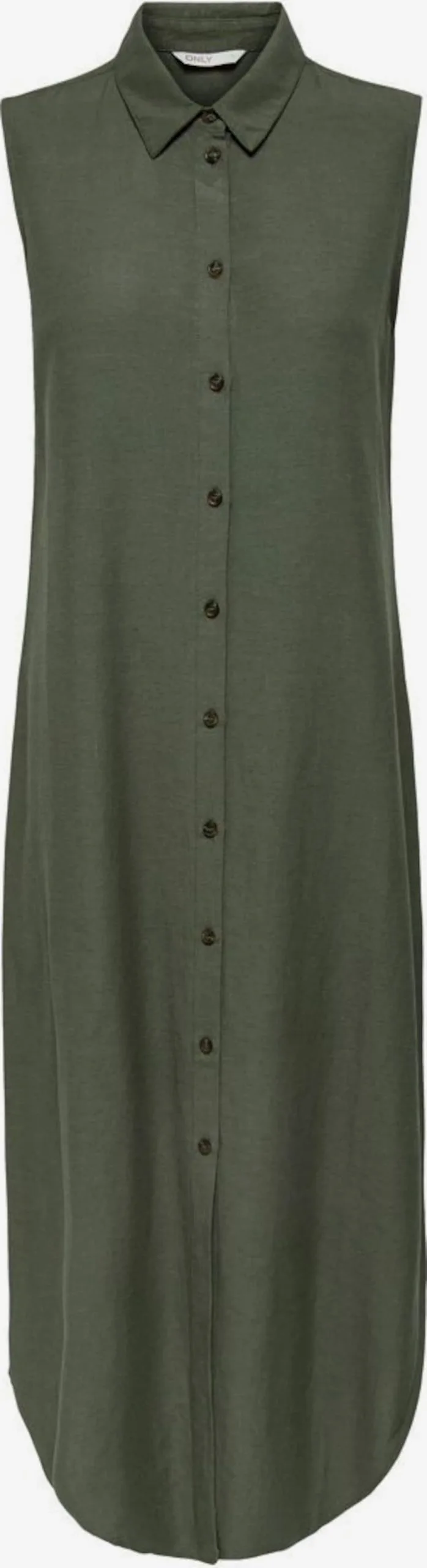 ONLY Blousejurken Blousejurk Dames Kaki 1 ONLY Blousejurken Blousejurk Dames Kaki