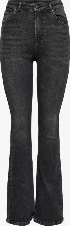 ONLY Jeans Bootcut Jeans Mila Dames Zwart