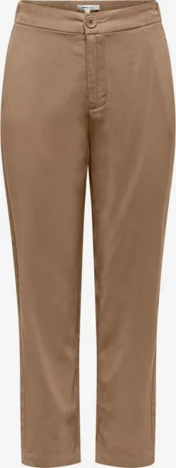 ONLY Pantalons Regular Broek Dames Lichtbruin
