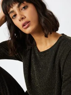 ONLY Shirts Met 3/4 Mouw Shirt New Queen Dames Zwart -ONLY Elegant winkel 65f4e6a4390fa583e7b0b294a9295804