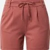 ONLY Shorts Regular Bandplooibroek Poptrash Dames Pastelrood