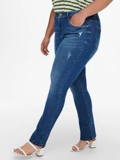 ONLY CARMAKOMA Jeans Slimfit Jeans Lauw Dames Blauw -ONLY Elegant winkel 66b2810ff4ea2eecc0bed34a6460cba0
