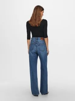 ONLY Wide Leg Wide Leg Jeans Hope Dames Blauw -ONLY Elegant winkel 66b7ce9c3f2e7ec6fd44115570c0f2cc