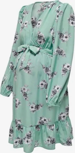 ONLY MATERNITY Maxi Jurken Jurk Dames Hemelsblauw -ONLY Elegant winkel 6804bd37c0af1a40669134ef980399b9