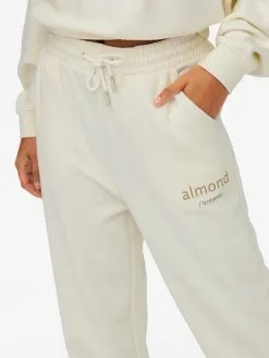 ONLY Sweatpants Tapered Broek Bella Dames Wit -ONLY Elegant winkel 682c66603887ab6bb4637fe872c3ba65