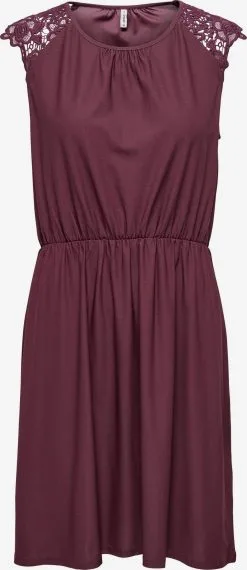 ONLY Mini Jurken Jurk Silja Dames Bourgogne