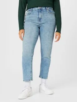 ONLY CARMAKOMA Mom Jeans Tapered Jeans ENEDA Dames Lichtblauw -ONLY Elegant winkel 68b60d4dd2809f29584aa388393fc55c