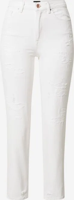 ONLY Straight Regular Jeans Fine Dames Wit