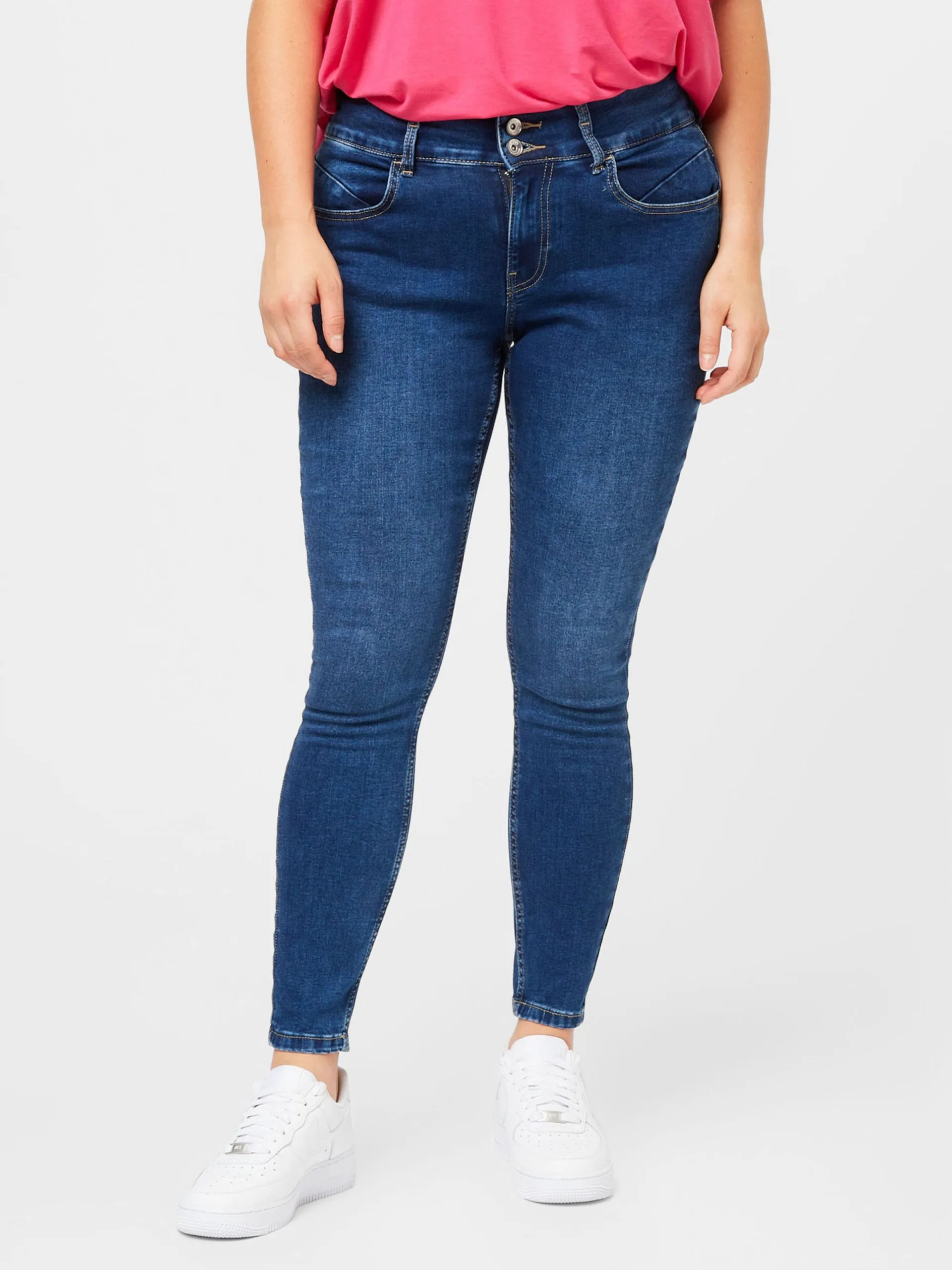 ONLY CARMAKOMA Jeans Slimfit Jeans ANNA Dames Blauw 3 ONLY CARMAKOMA Jeans Slimfit Jeans ANNA Dames Blauw - Afbeelding 3