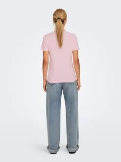 ONLY T-shirts Shirt KITA Dames Rosa / Lichtroze -ONLY Elegant winkel 692f38677e2d493f069b4280bf4ad15a