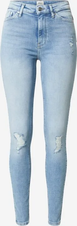 ONLY Jeans Skinny Jeans Paola Dames Lichtblauw