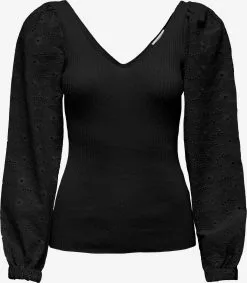 ONLY Fijngebreide Truien Trui NADIA Dames Zwart