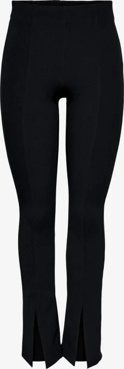 ONLY Pantalons Flared Broek Leonie Dames Zwart