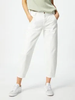 ONLY Mom Jeans Tapered Jeans Troy Dames Wit -ONLY Elegant winkel 6a8fbbb44ccd257993240e086f051237