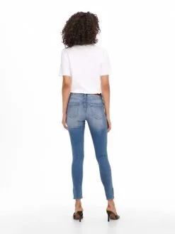 ONLY Jeans Skinny Jeans Blush Dames Blauw -ONLY Elegant winkel 6bd14edc0f27c47b01453e81ed900038