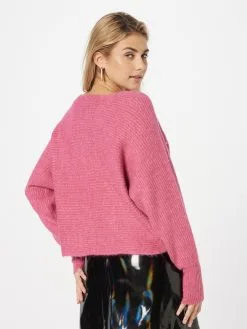 ONLY Fijngebreide Truien Trui Daniella Dames Pink -ONLY Elegant winkel 6cc491cca655029f9df9250461bdc0ce