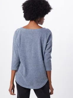 ONLY Fijngebreide Truien Trui Alba Dames Duifblauw -ONLY Elegant winkel 6cfadab29c66674162622a0595eb7f3d