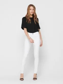 ONLY Jeans Skinny Jeans Blush Dames Wit -ONLY Elegant winkel 6da34034257b813d3fbc0ae9bd8a53f1