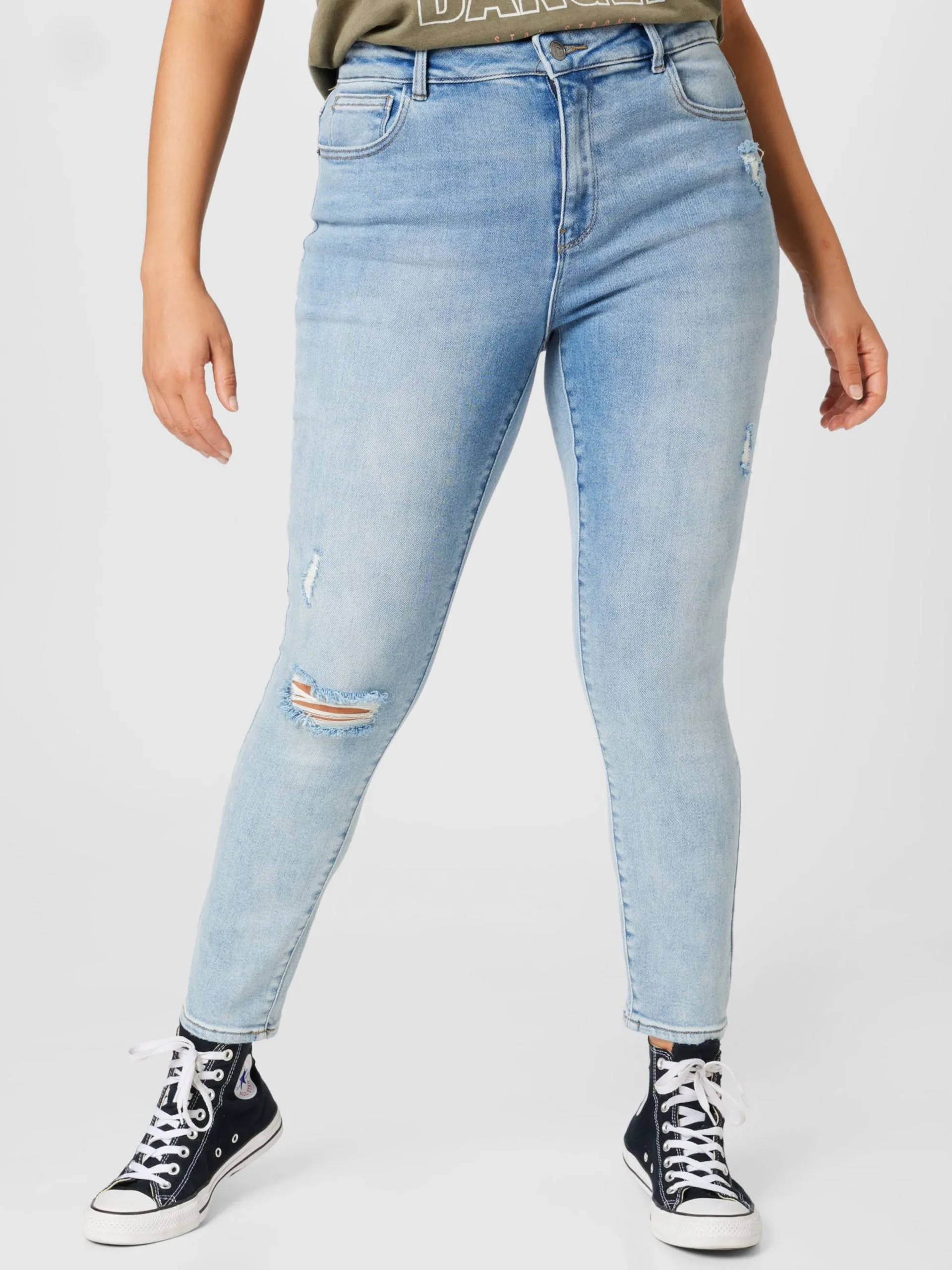 ONLY CARMAKOMA Jeans Skinny Jeans Kila Dames Lichtblauw 2 ONLY CARMAKOMA Jeans Skinny Jeans Kila Dames Lichtblauw - Afbeelding 2