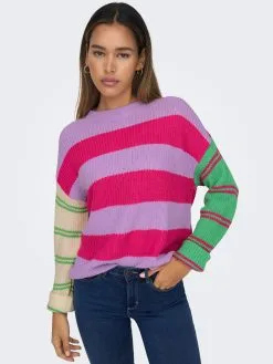 ONLY Fijngebreide Truien Trui PETRA Dames Sering -ONLY Elegant winkel 6e407f796f664c6fc921cf34cf88ef95