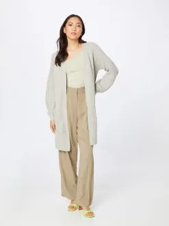 ONLY Vesten Gebreid Vest MATILDA Dames Lichtgrijs -ONLY Elegant winkel 6e50f0fa3fedf6f0fb1f4287f453cc57