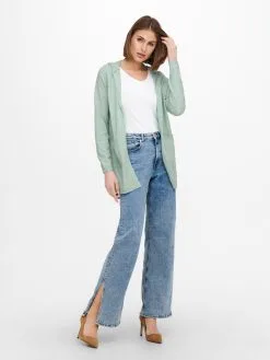 ONLY Vesten Gebreid Vest Lely Dames Pastelgroen -ONLY Elegant winkel 6e81fc20d82babd1ed87b9d1b0c555e2