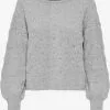 ONLY Fijngebreide Truien Trui Nala Dames Grijs