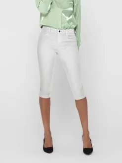 ONLY Denim Shorts Skinny Jeans Rain Dames Wit -ONLY Elegant winkel 6f3c3456d1e712847fddf708b4eb63d3