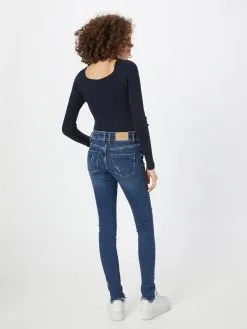 ONLY Jeans Skinny Jeans LUCI Dames Blauw -ONLY Elegant winkel 6f48509e988747549c042e012cb31d37